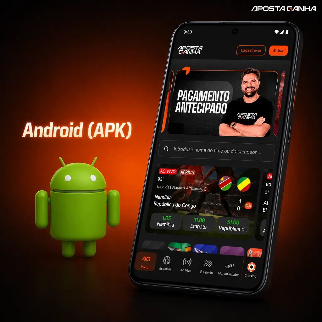 Ícone do aplicativo Aposta Ganha em arquivo APK para Android, alternativa à Play Store
