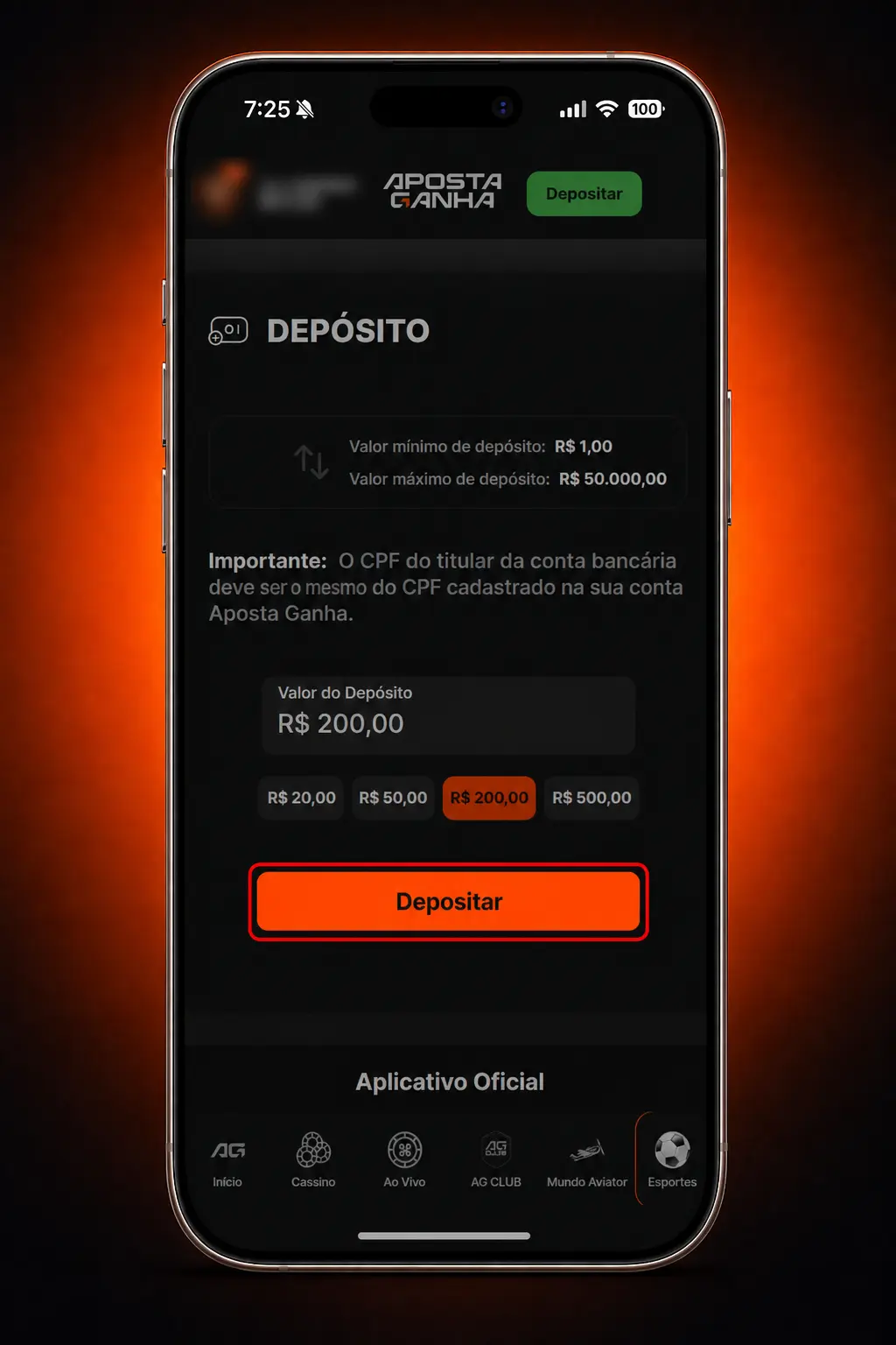 Passo a passo para se cadastrar e apostar em futebol na Aposta Ganha, com opções de depósito e mercados esportivos.