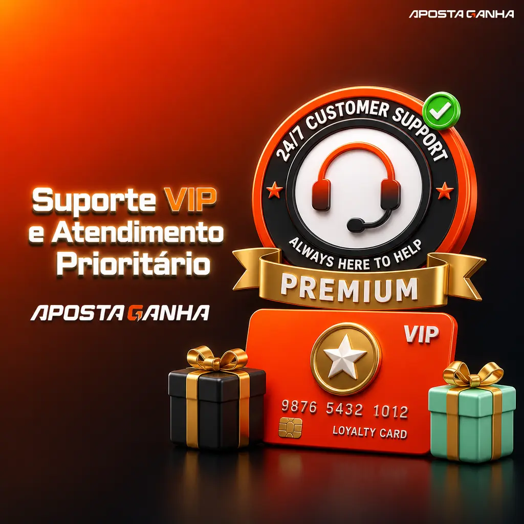 Suporte VIP da Aposta Ganha com gerente de conta dedicado e atendimento prioritário via chat, telefone e e-mail.