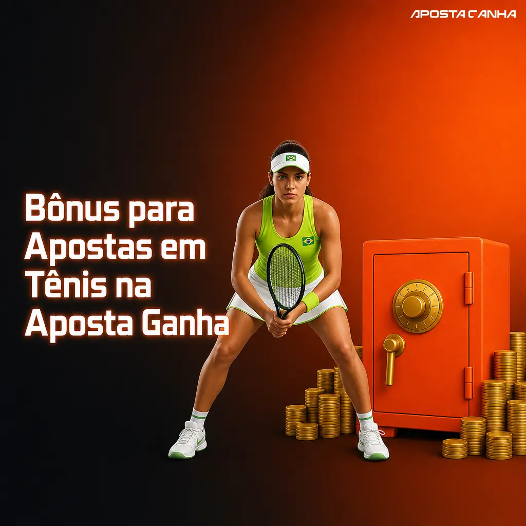 Bônus de 100% até R$700 no primeiro depósito da Aposta Ganha para apostas em tênis, com rollover de 3x em múltiplas.