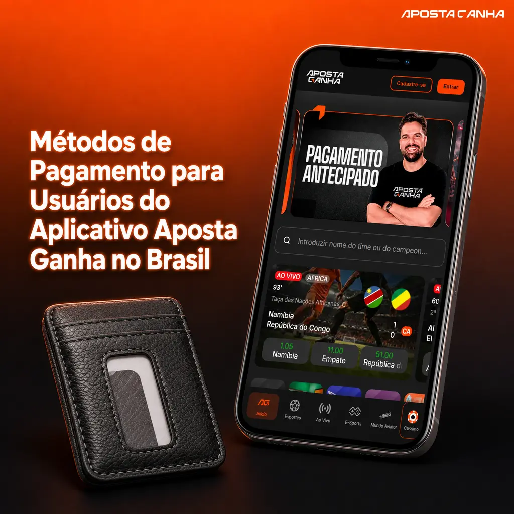 Métodos de pagamento disponíveis no aplicativo Aposta Ganha: Pix, boleto, cartão de crédito, débito e TED para usuários brasileiros