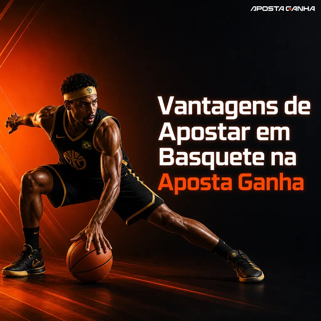 Apostas em basquete na Aposta Ganha: mercados variados, odds ao vivo, estatísticas detalhadas e cash-out disponível.